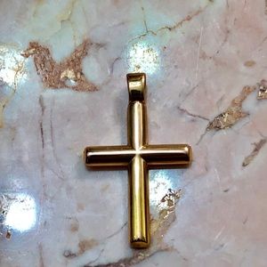Rose gold cross pendant